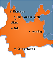 Shangri-La China Map